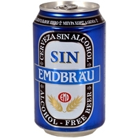 cerveza emdbrau sin alcohol lata 33cl