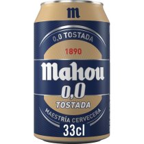 Mahou 0.0 tostada lata 33 cl