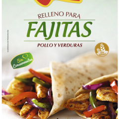Relleno para FAJITAS abricome pollo y verdura
