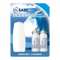 ambientador minidifusor manual oceano aparato 2 recambios