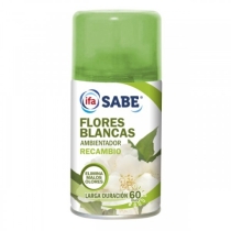 ambientador spray 250 ml flores blancas recambio