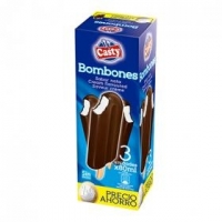Helados Bombones sabor nata 3 u