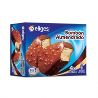 Helado bombón almendrado caja 4 uds. x 120 ml