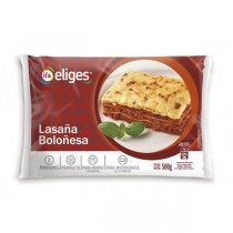 Lasaña boloñesa congelada ifa-eliges bolsa 500grs
