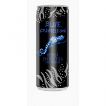 Bebida energética Blue Chamaleon. lata